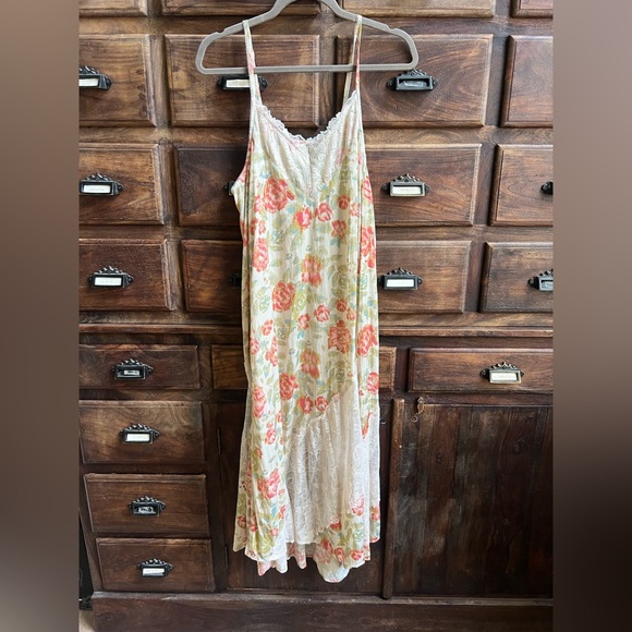 Free People FP Intimately First Date Printed Maxi Slip Dress NWT - Picture 6 of 9